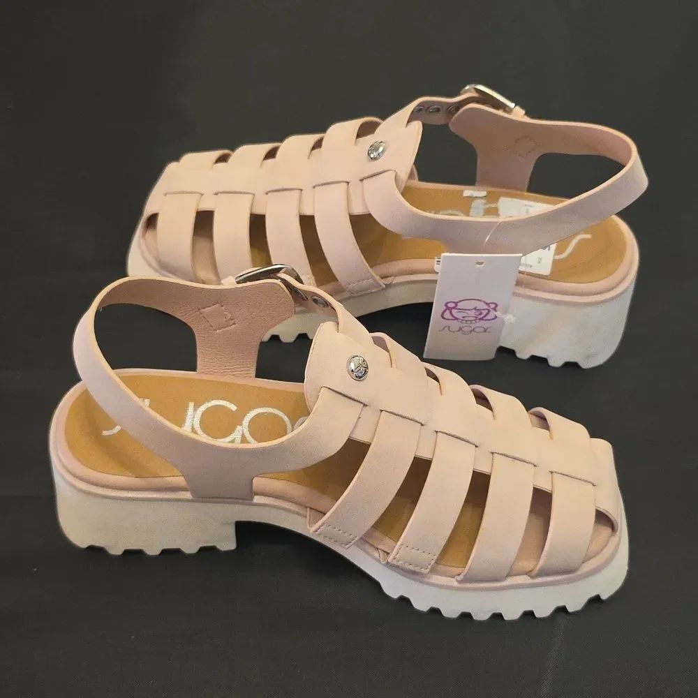 BRAND NEW SUGAR EVANGELINE BLOCK HEEL SANDAL - Picture 6 of 16